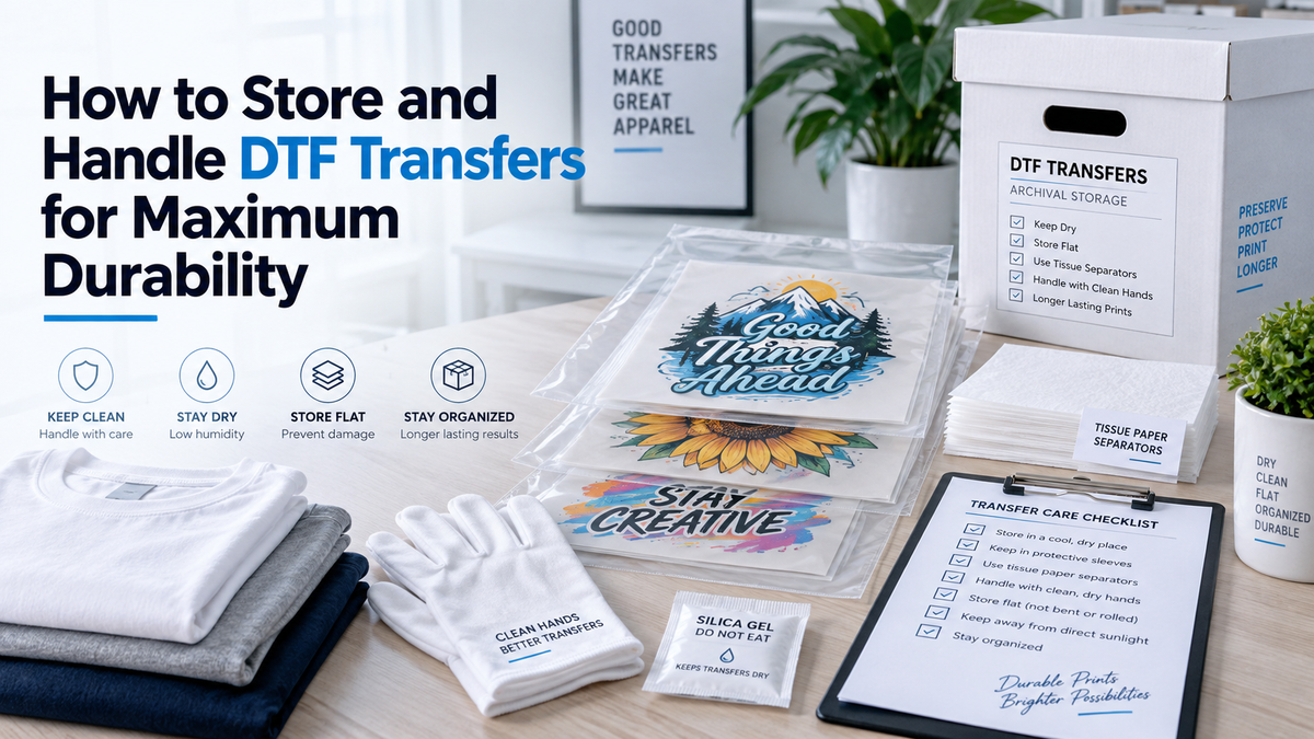 How to Store and Handle DTF Transfers for Maximum Durability